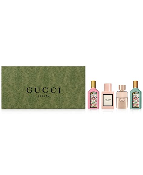 gucci perfume set mini|gucci 4 piece gift set.